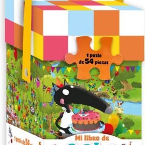 Mi libro de lobo con puzle: El lobo que quería festejar su cumpleaños